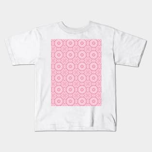 Pink stylized pattern in modern colors of current trends Kids T-Shirt